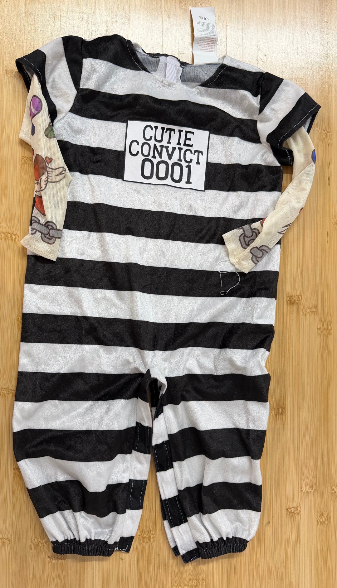 Spooktacular Creations Cutie Convict Costume – 18-24 Months