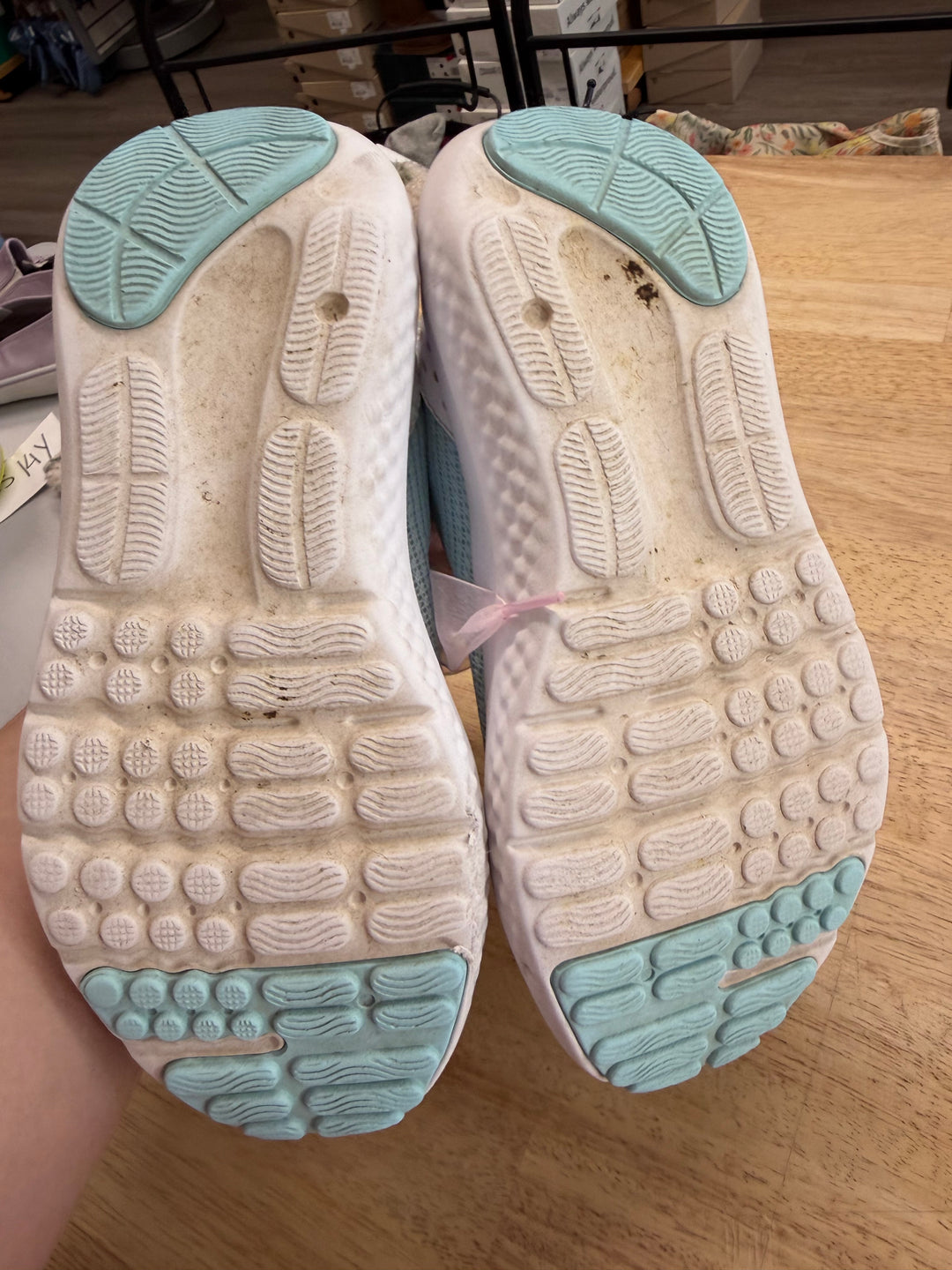 Under Armour Shoes – 3.5 | Blue | Ribbon Lace Added
