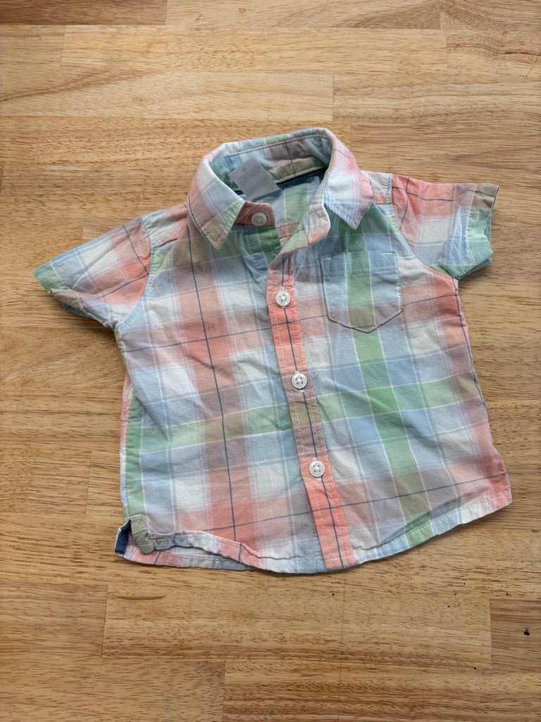 Carters Button - Up Shirt – Newborn - Nest and Sprout - Consignment
