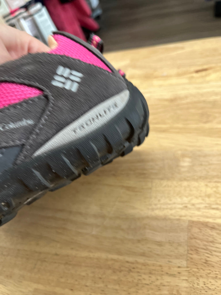 Columbia Hiker Shoes – Youth 3 Gray & Fuchsia LIKE NEW