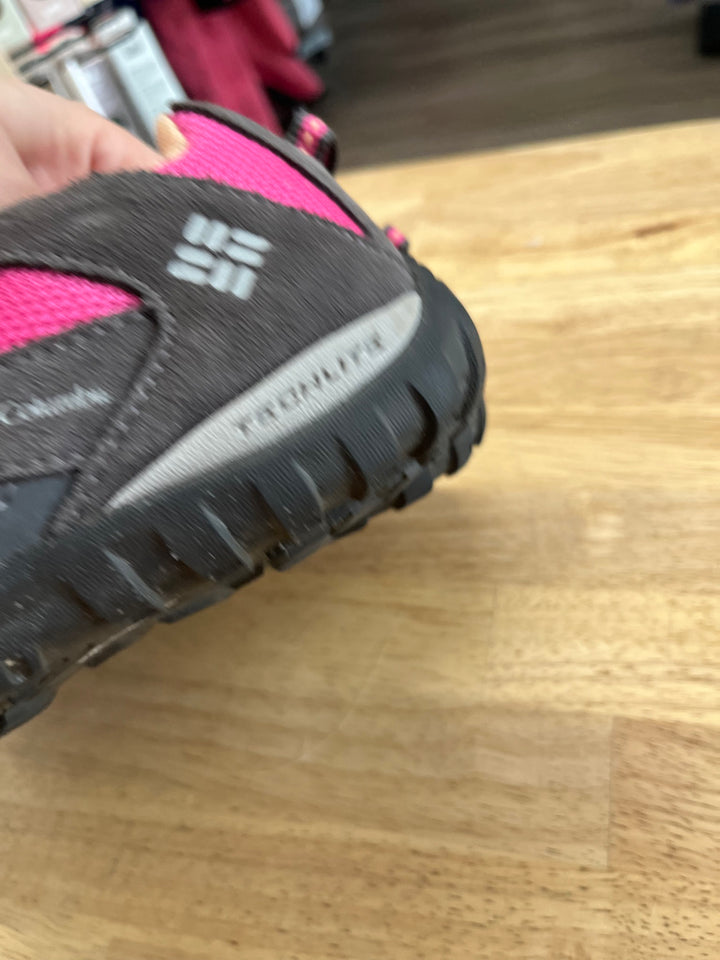 Columbia Hiker Shoes – Youth 3 Gray & Fuchsia LIKE NEW