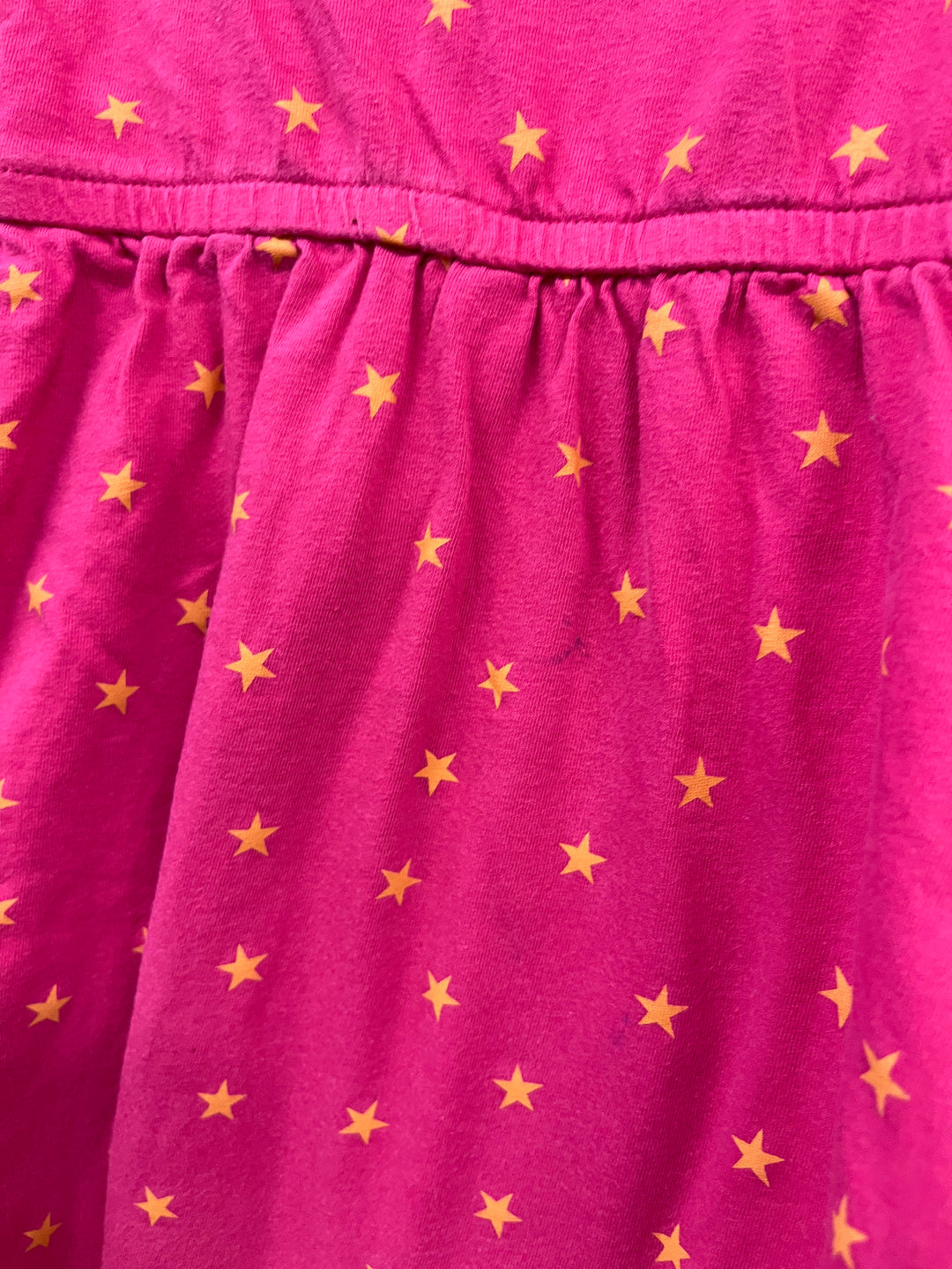 Amazon Essentials Dress, XS Youth, Pink with Stars