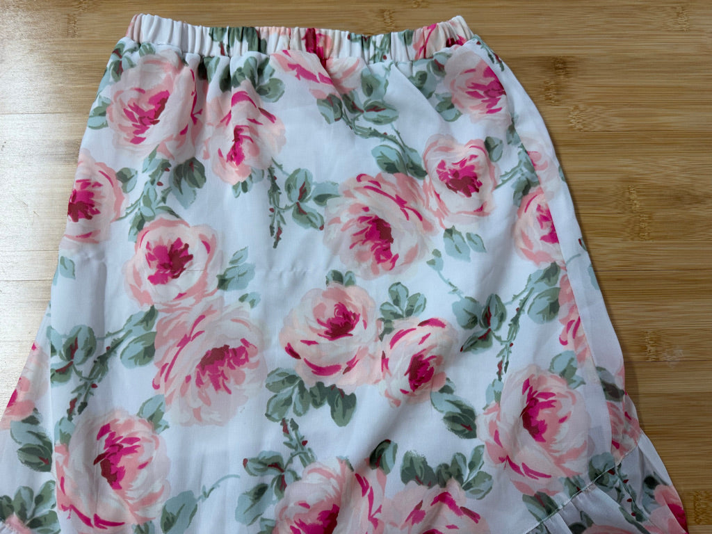 The Children's Place Rayon Floral Skirt – 7/8 | High-Low Cut | Play