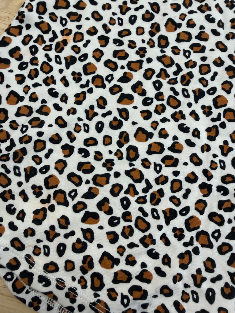 Little & Lively Dress – 1/2T | Leopard Cheetah Print with Orange Gore | Play