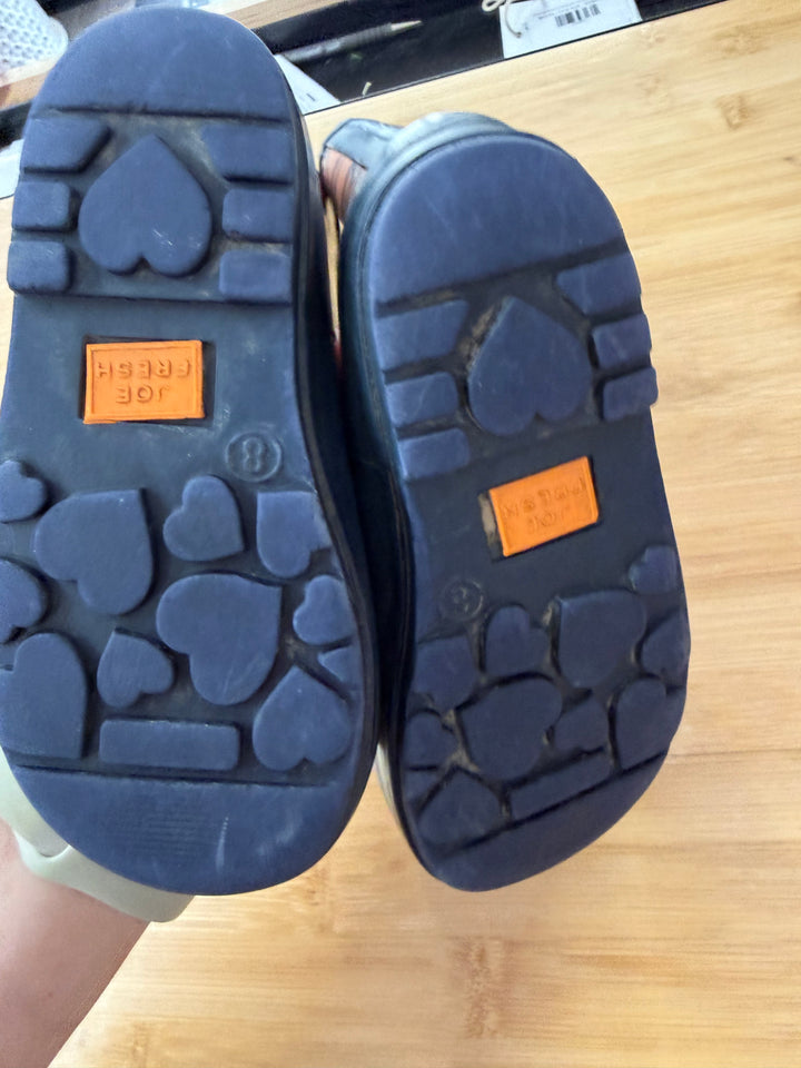Joe Fresh Rain bOOT – 8 | Orange Tartan