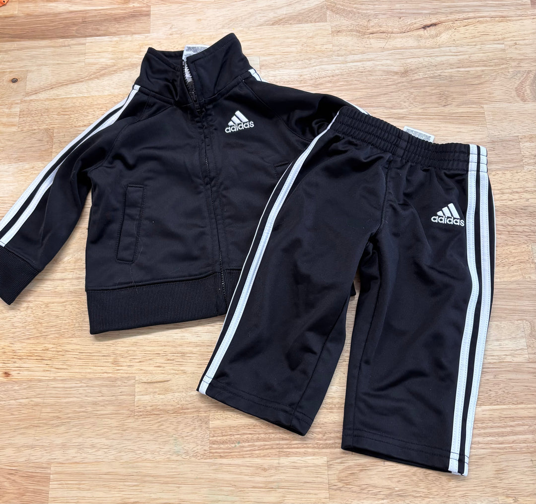 Adidas 6 Month Set, Black with White