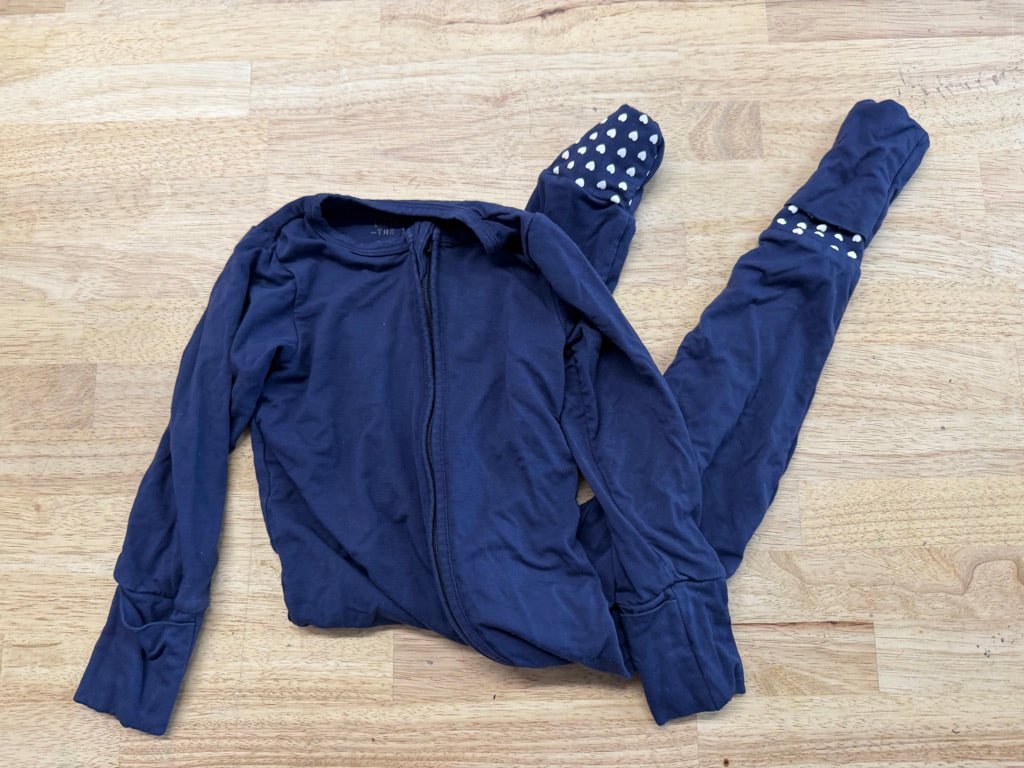Khy Khy The Label Bamboo Sleeper Navy | Size 12–18M - Nest and Sprout - Consignment