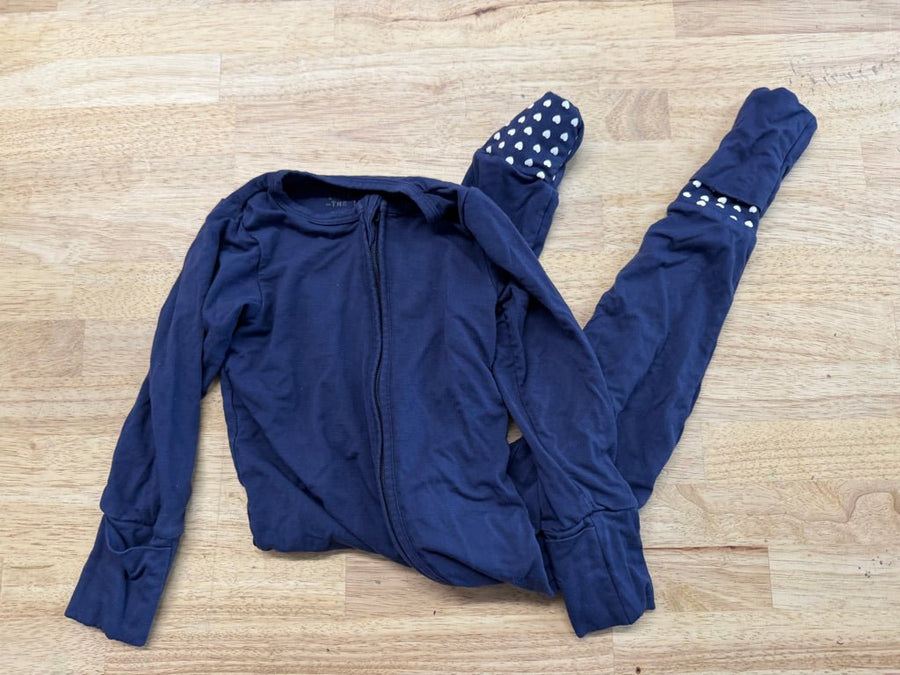 Khy Khy The Label Bamboo Sleeper Navy | Size 12–18M - Nest and Sprout - Consignment
