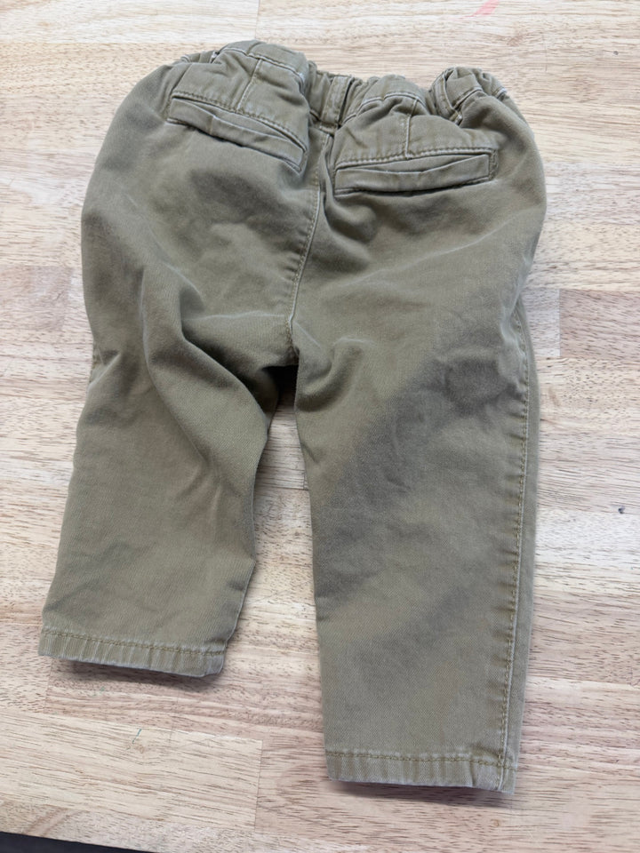 Zara Chino Pants – 12–18M | Light Brown | Internal Adjustment