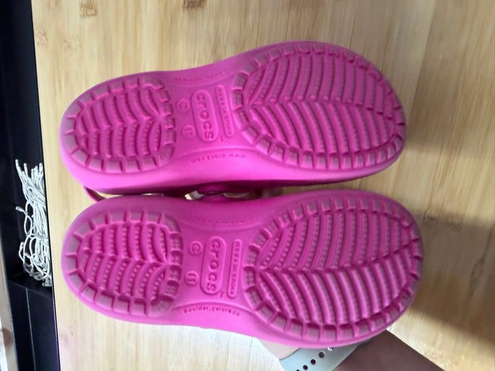 Crocs Mary Jane – C11 | Pink | Play - Nest and Sprout - Consignment