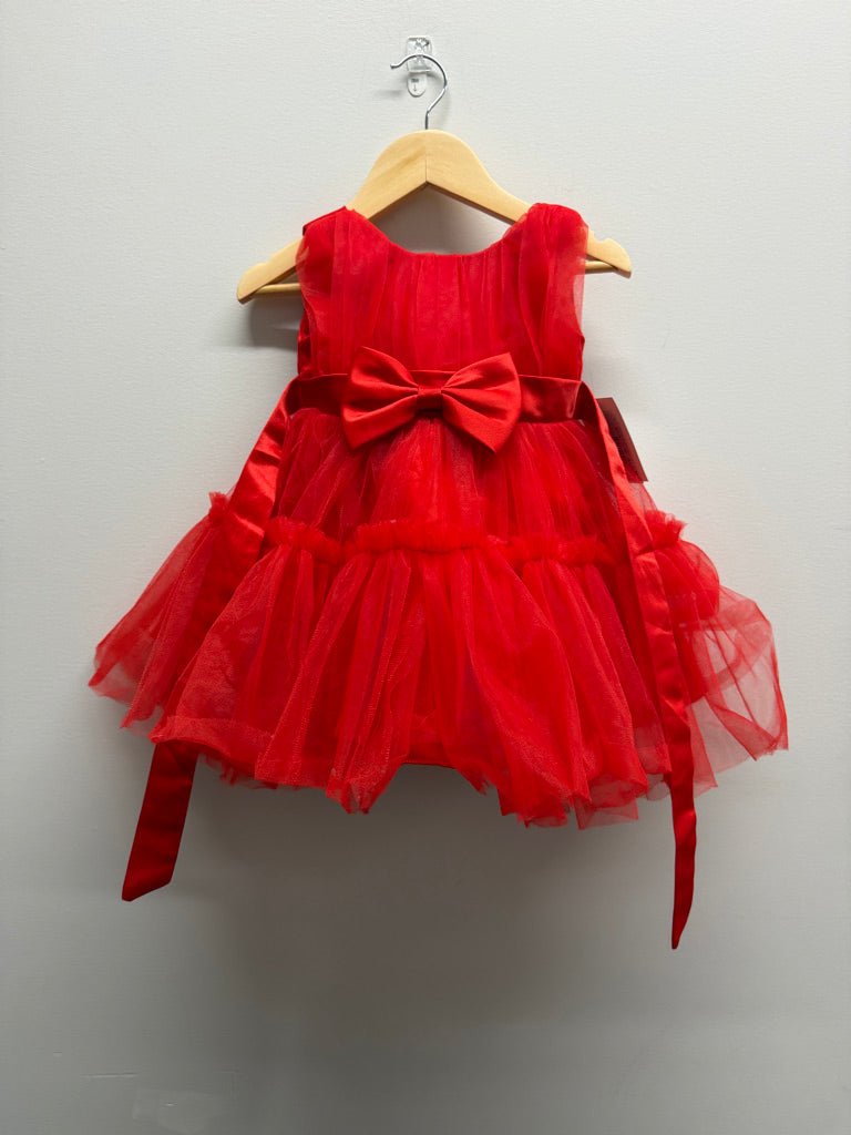 Red Tulle Special Occasion Dress – 12–18M - Nest and Sprout-Consignment