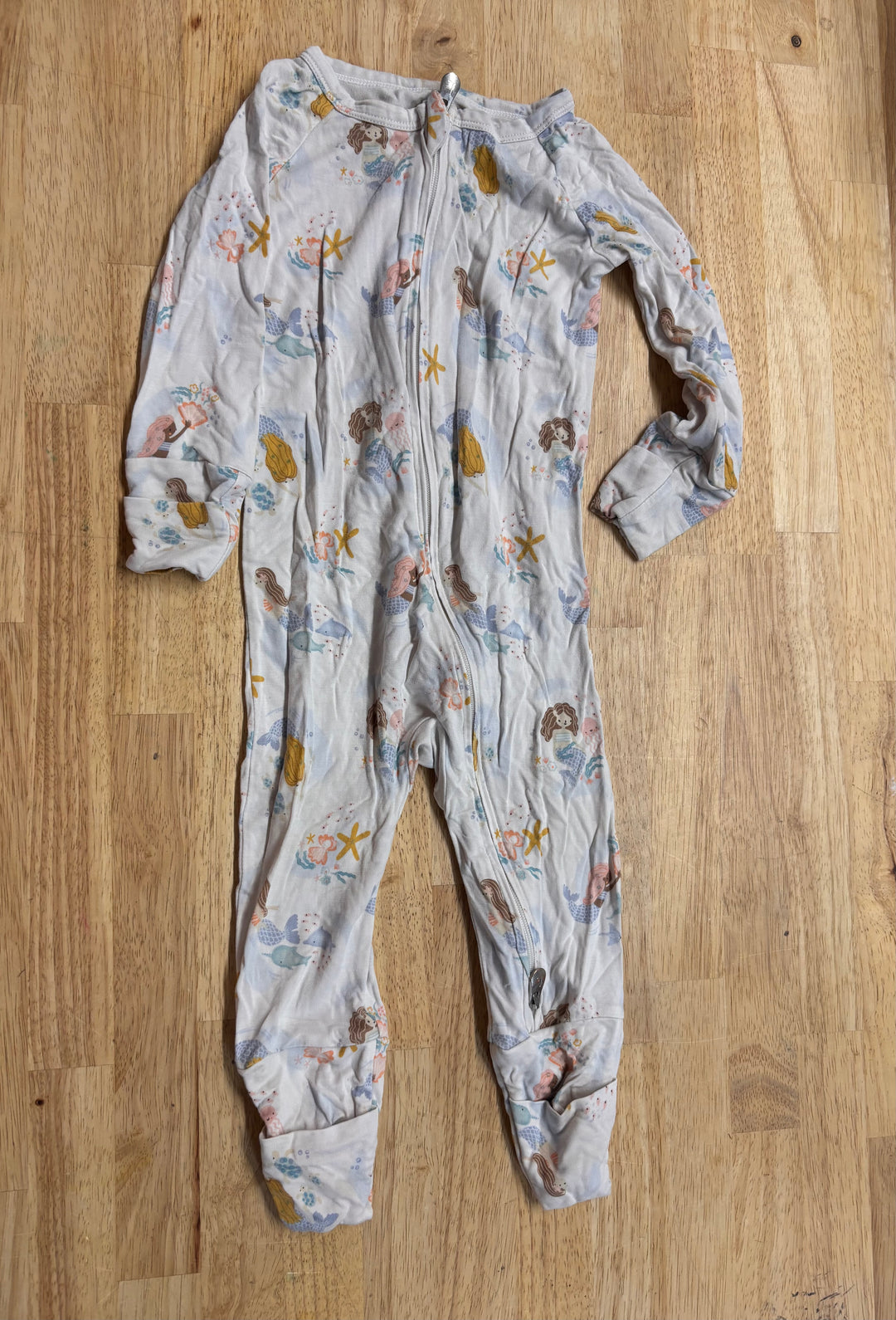 Loulou Lollipop Mermaid Tencel Sleeper 12-18M