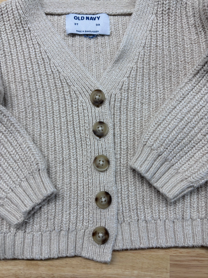 Old Navy 3T Cardigan (Cream)