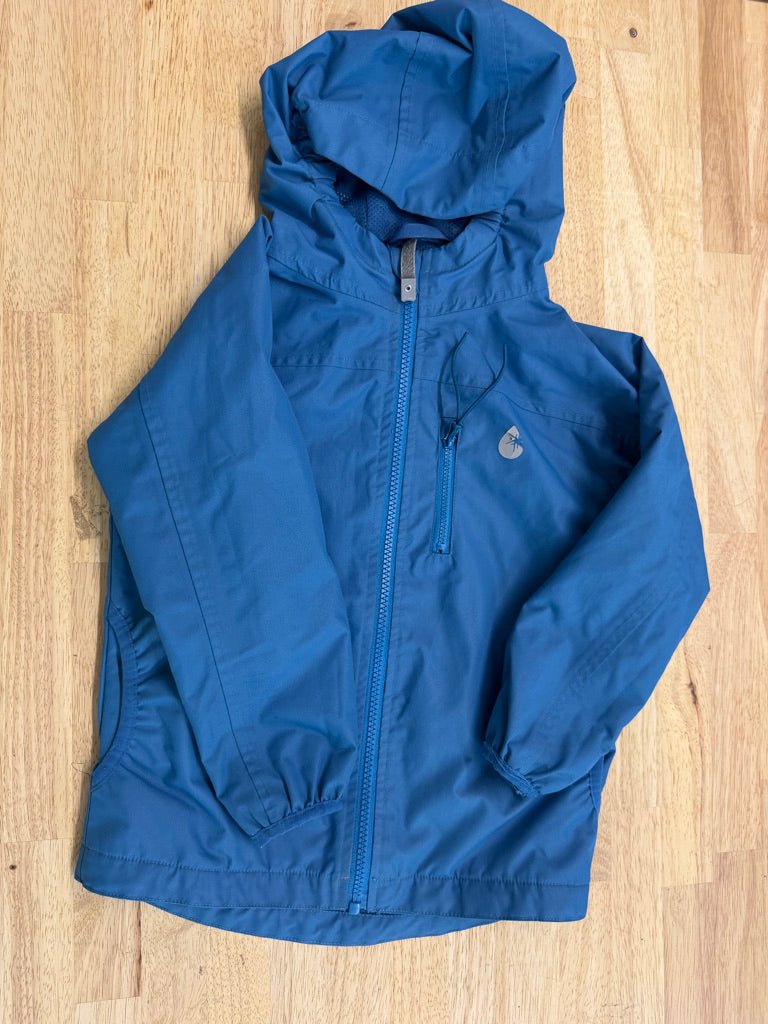 Therm Rain Jacket – 4T | Blue Mesh Lined - Nest and Sprout-Consignment
