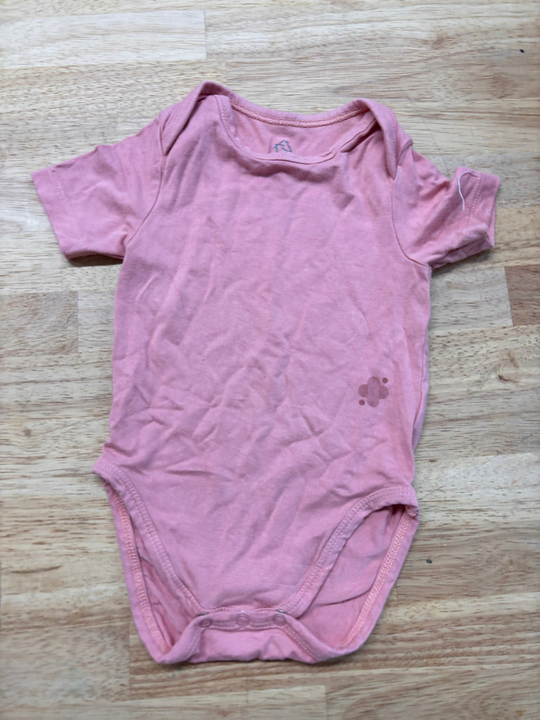 Kushies Bodysuit – 6M, Pink Bamboo