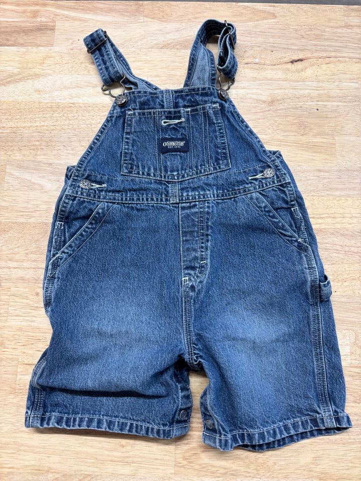 OshKosh 24M Denim Short Overalls
