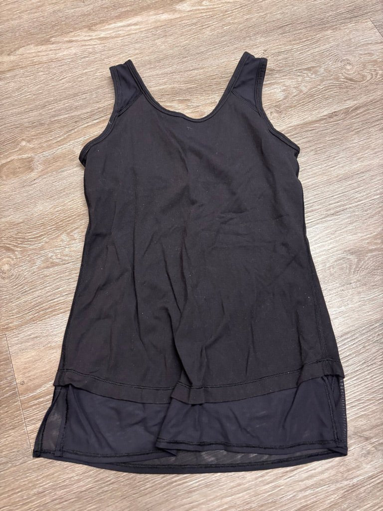 Ivivva Size 12 Top – Black with Built - In Bra - Nest and Sprout - Consignment
