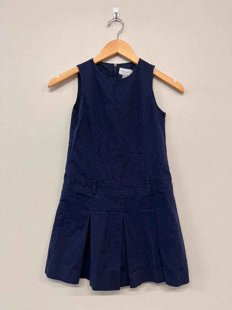 Children’s Place Dress – Navy Drop Waist 8Y - Nest and Sprout - Consignment