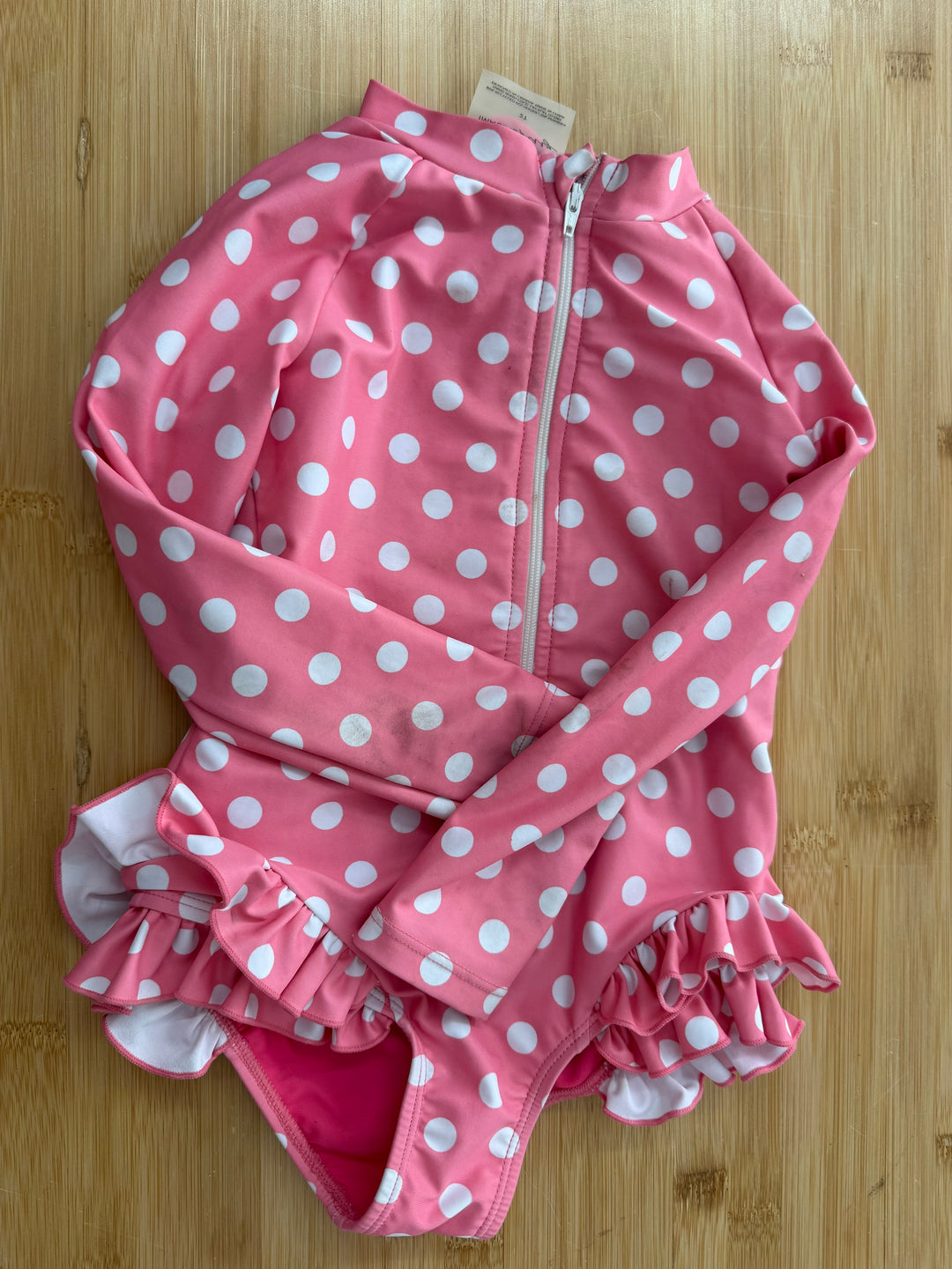 Imagine Perry One Piece Swimsuit – 2T | Pink Polka Dot