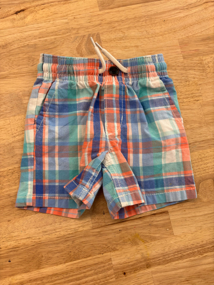 OshKosh 2T Printed Shorts (Blue and Orange)