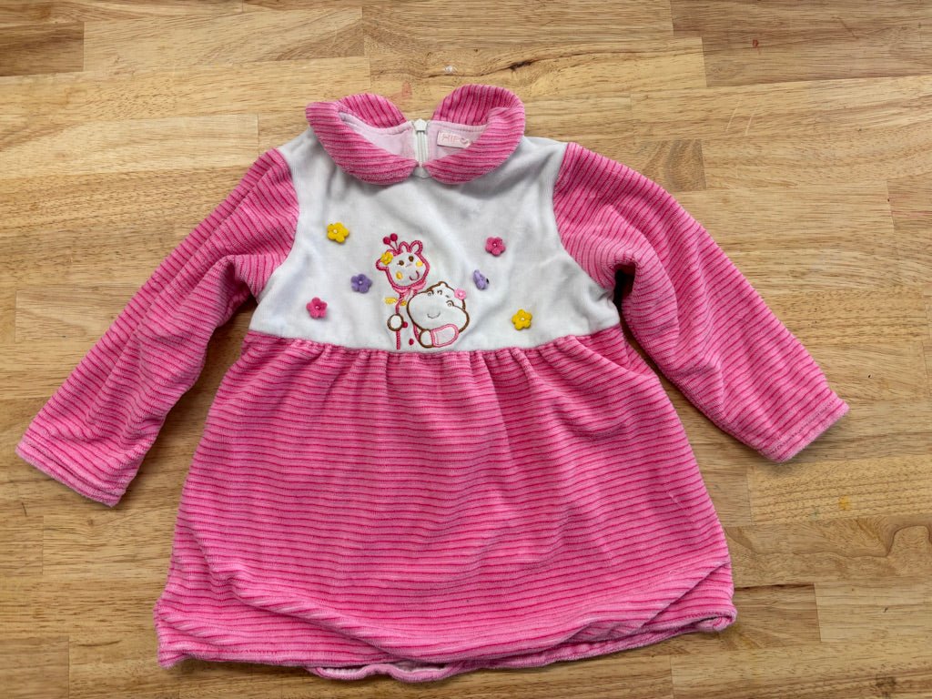 Hipofant 24M Fleece Lined Top – Pink - Nest and Sprout - Consignment