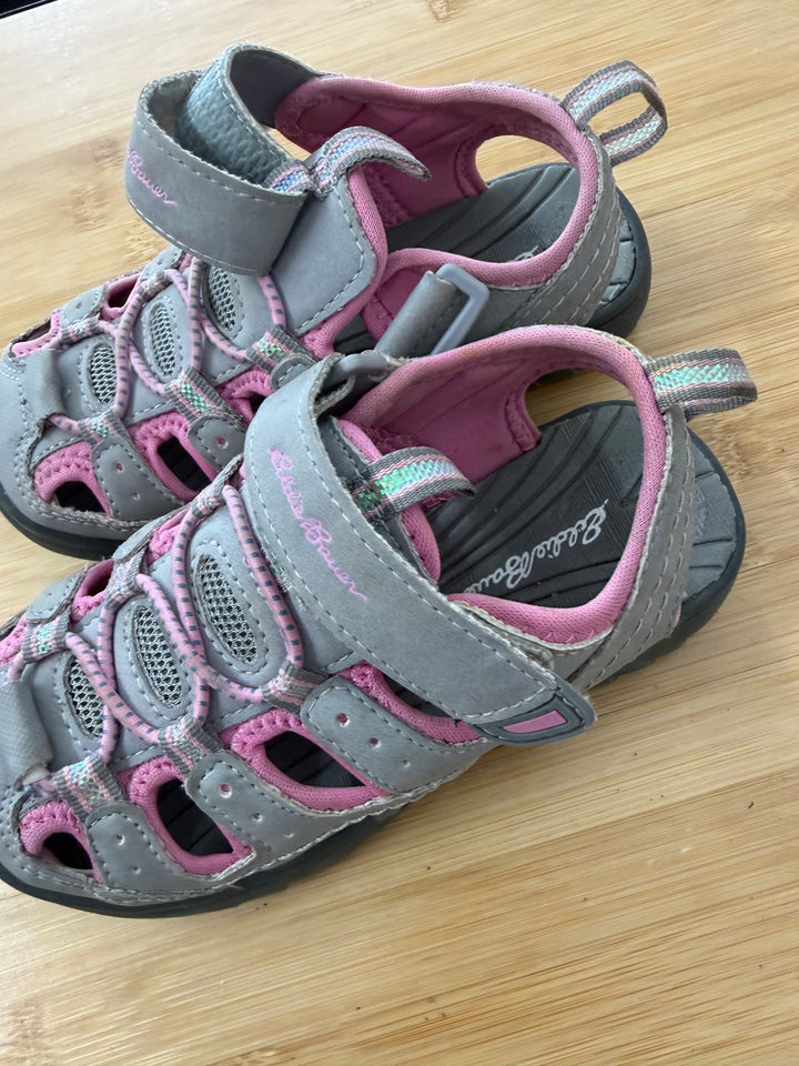 Eddie Bauer Closed-Toe Sandals – 12 | Grey Pink Accents