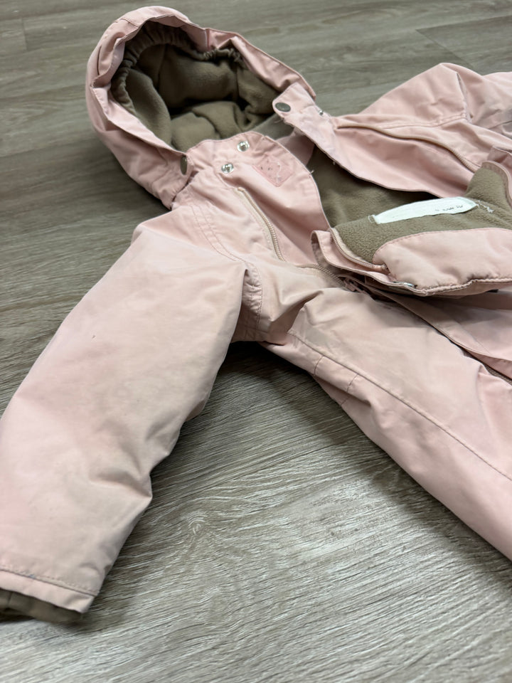 Mini A Ture Snowsuit – 12 Months | Pink | Thermolite | Double Zipper