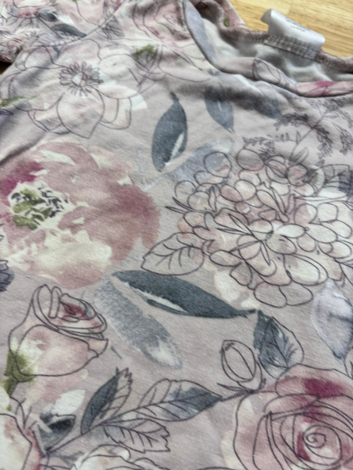 Jax & Lennon Lilac Floral Short Sleeve Top 18–24M (Fair)