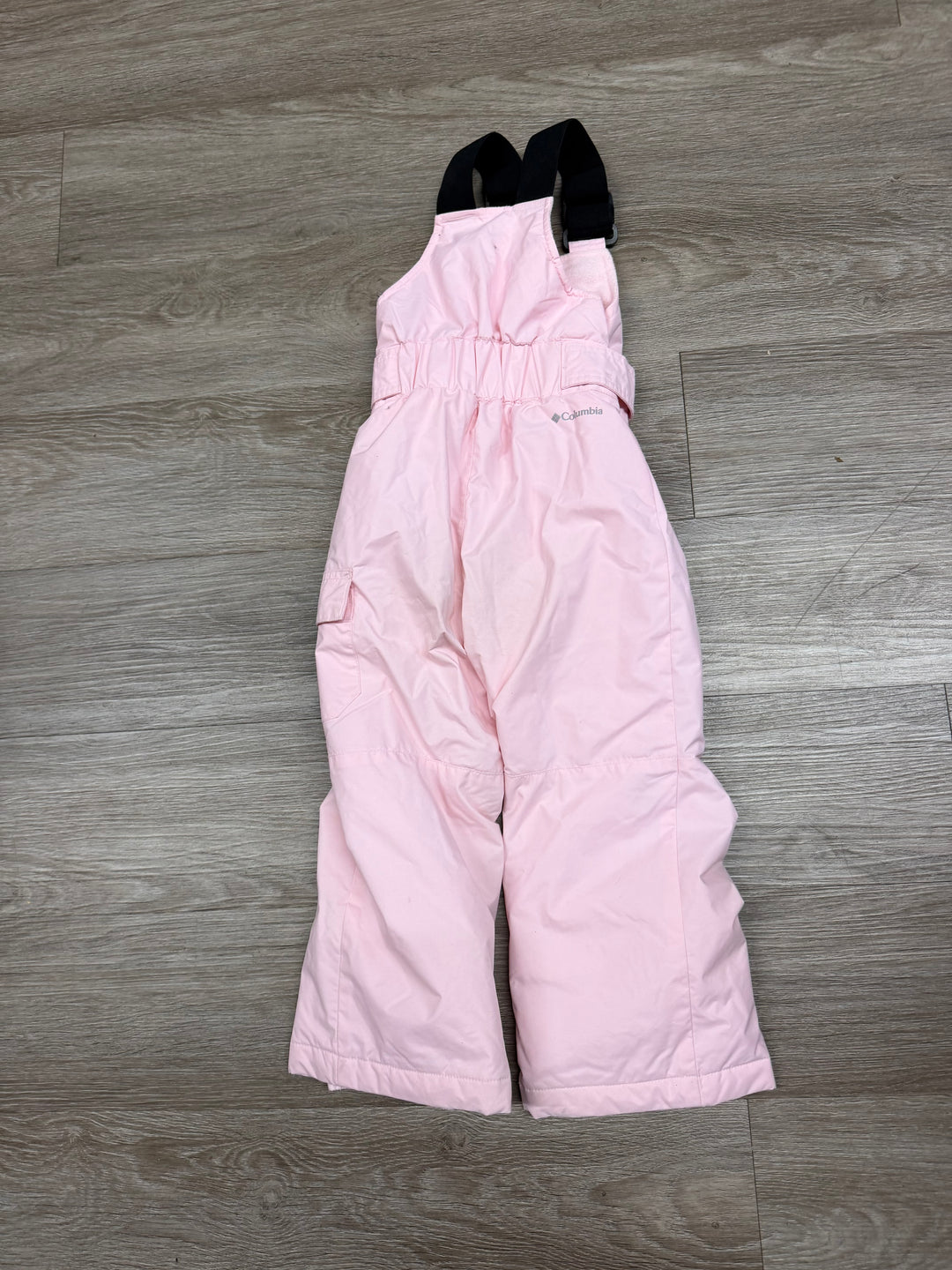 Columbia Full Bib Snow Pants – 4T | Light Pink | Fleece Lined