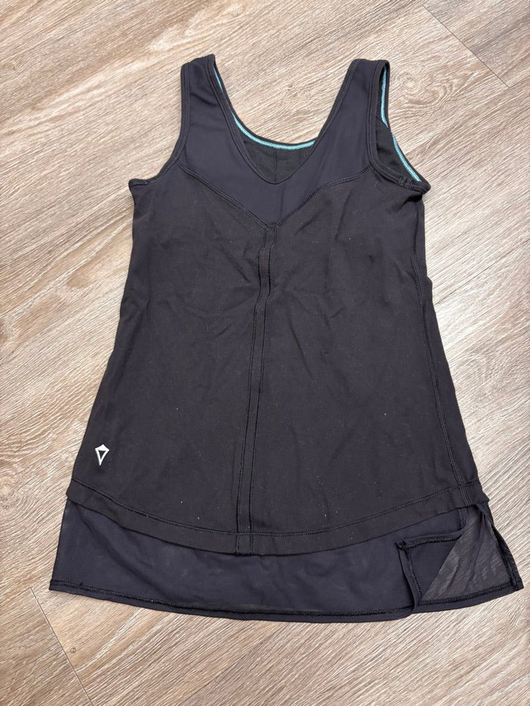 Ivivva Size 12 Top – Black with Built - In Bra - Nest and Sprout - Consignment