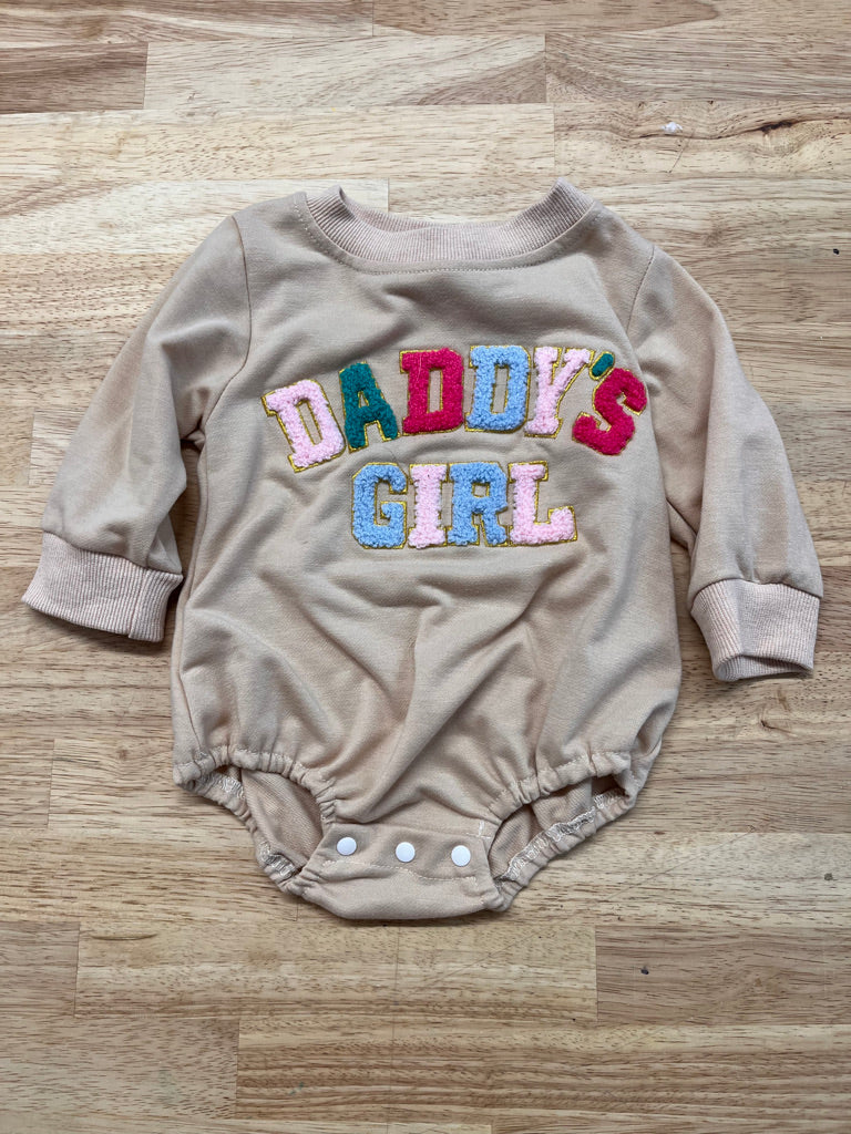 Bubble Romper – Daddy’s Girl (3–6M)