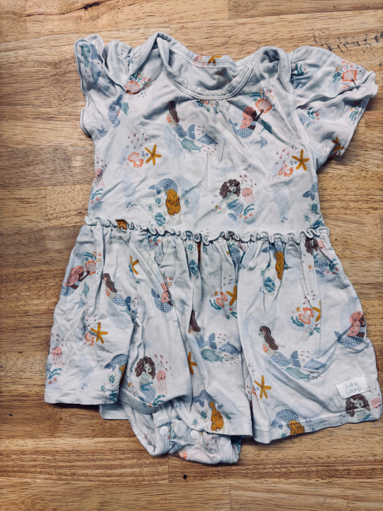 Loulou Lollipop Mermaid Bodysuit Dress – 12-18M PLAY