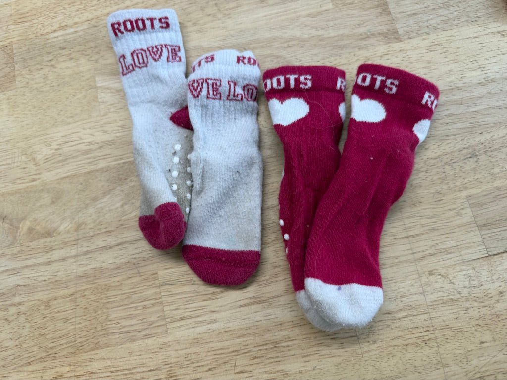 Roots Socks Set – 0–12M | Heart Pink Play) - Nest and Sprout - Consignment