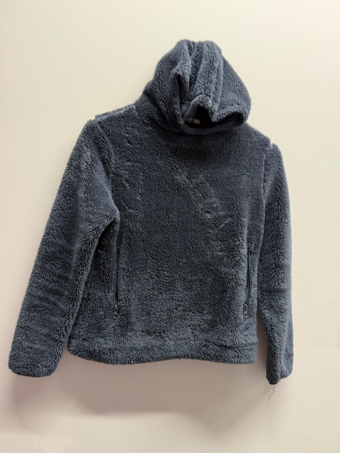 Mountain Warehouse Sherpa Cowl Neck Hoodie – 11/12Y | Charcoal Excellent