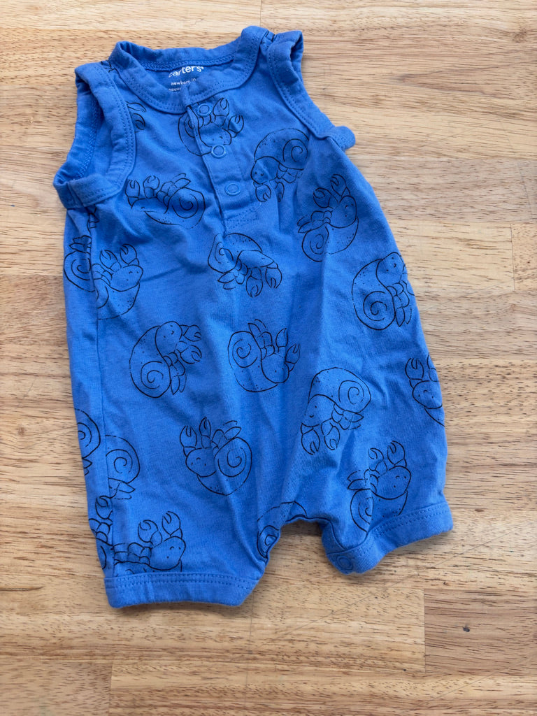 Carter’s Romper – NB (Hermit Crab)