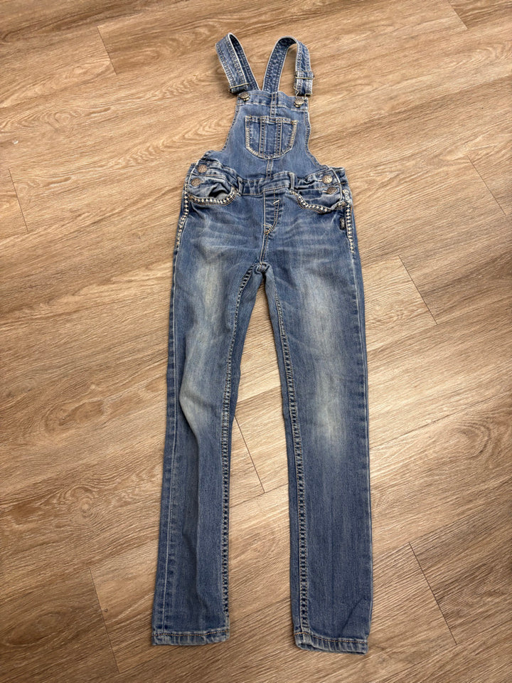 Silver Visha Size 10 Denim Overalls – Light Wash