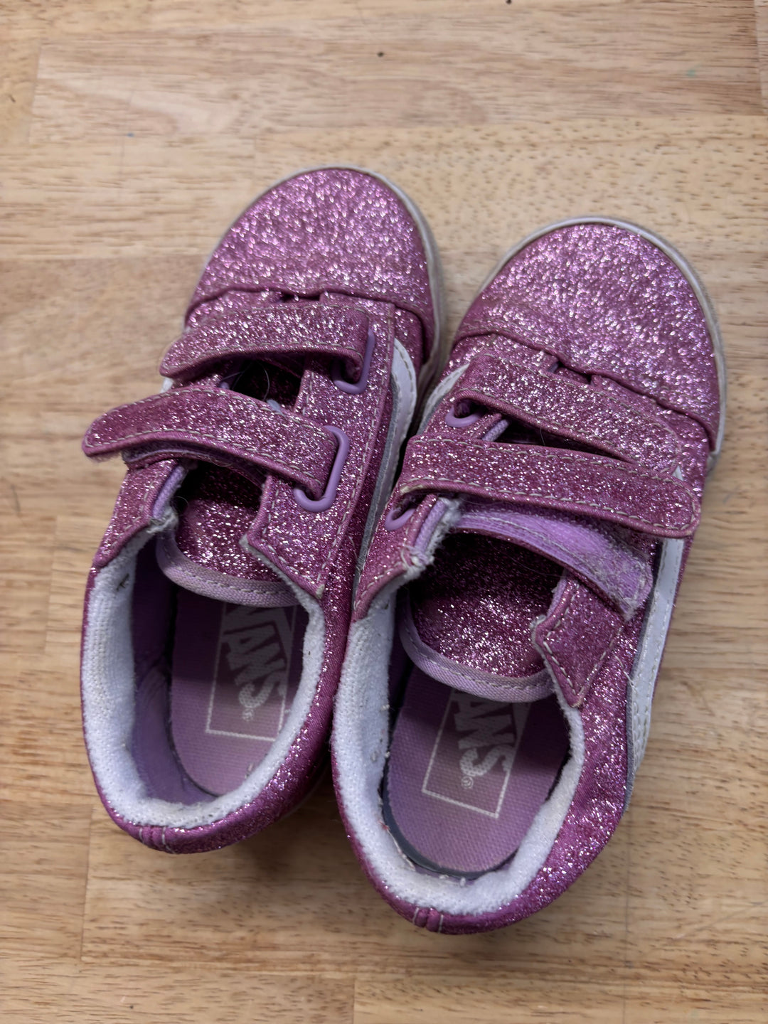 Vans Glitter Sneakers Size 10 – Pink