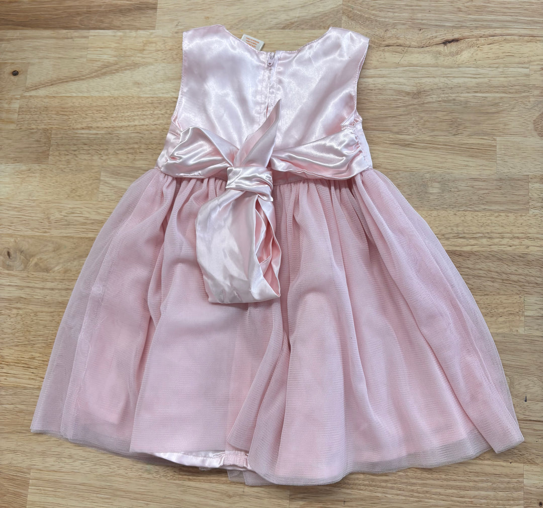 Joe Fresh 18-24M Light Pink Dress with Tulle Skirt