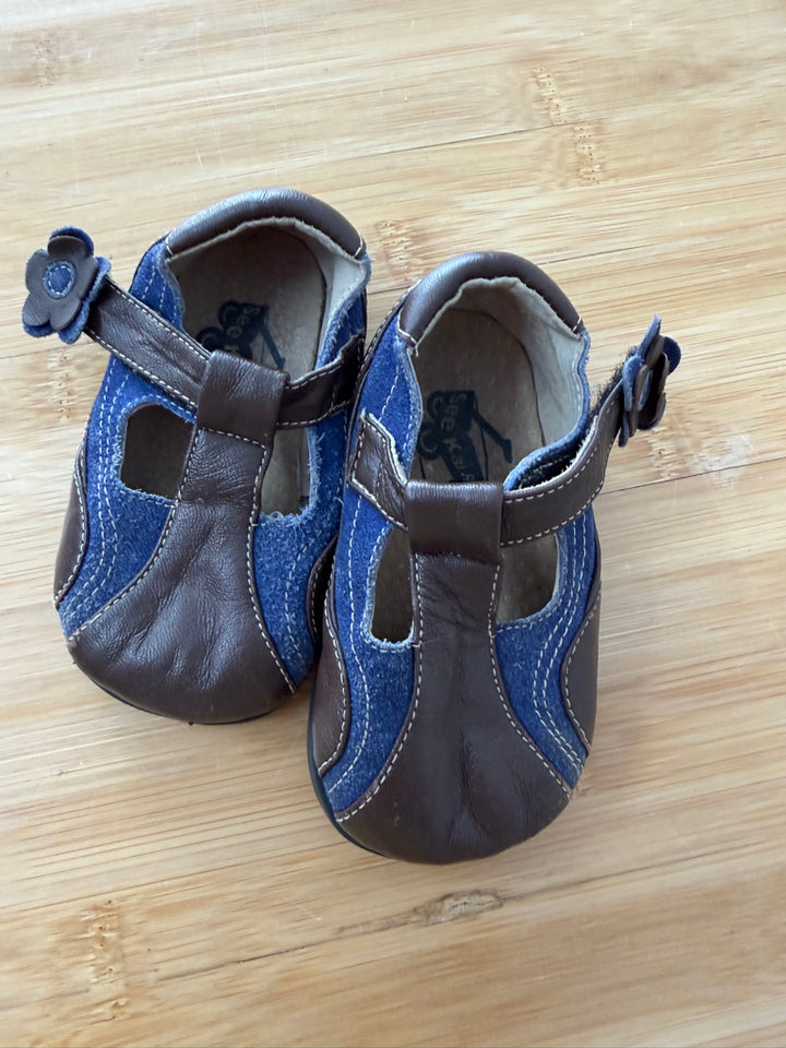 See Kai Run Early Walker Shoes – 4 | Purple and Navy