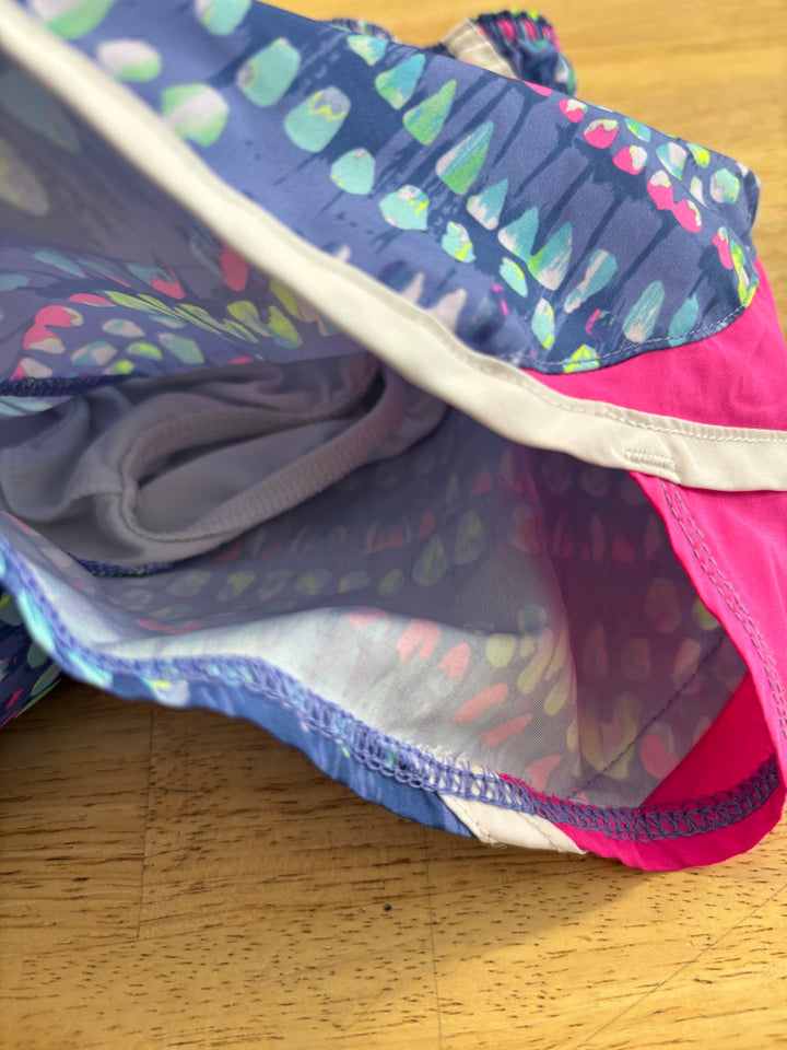 Under Armour Purple Print Athletic Shorts | Size 6