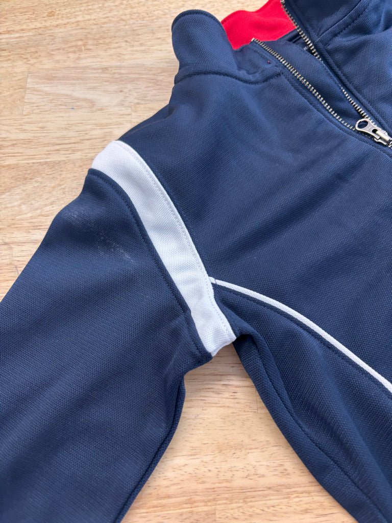 Tommy Hilfiger 3T Blue Zip - Up Sweatshirt - Nest and Sprout - Consignment