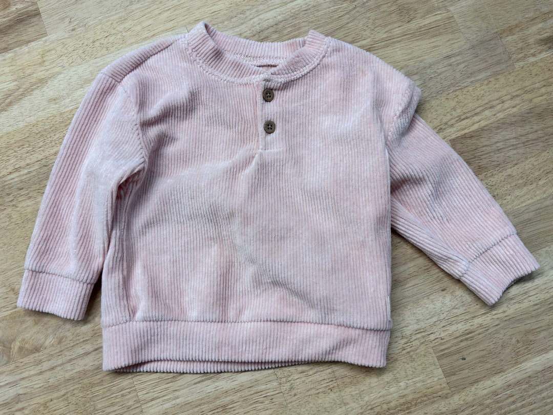 Carters 9M Ribbed Velour Top