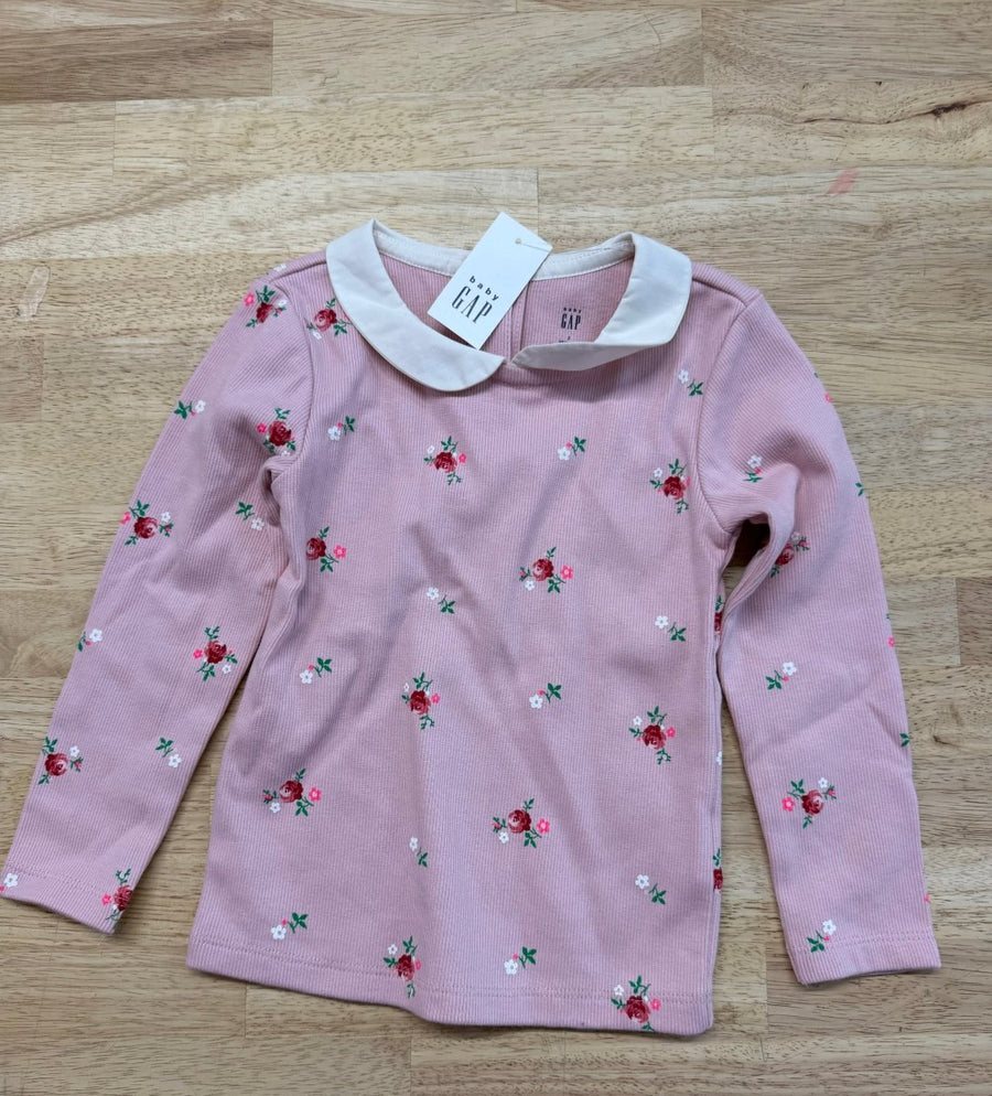 Baby Gap Rosette Ribbed Shirt – O2Y | White Collar | NWT - Nest and Sprout-Consignment