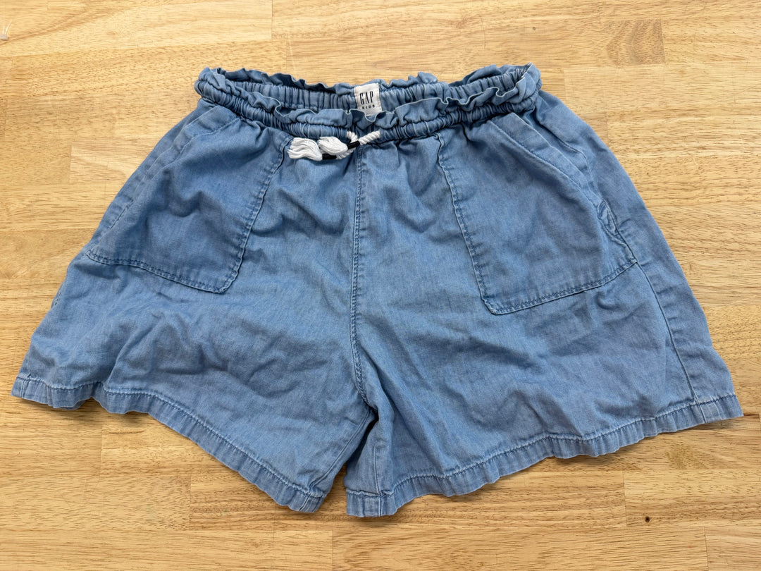 Gap Kids Denim Shorts – XXL (14–16) | Lightweight Drawstring Girl Fit | Play