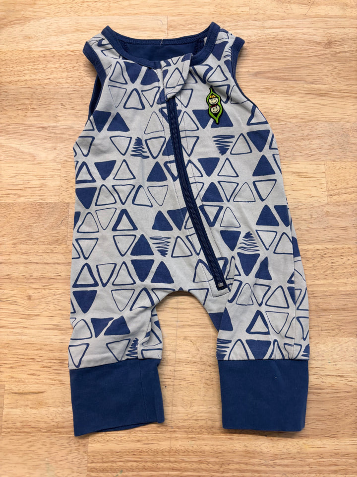 Peekaboo Beans 0-3 Month Romper
