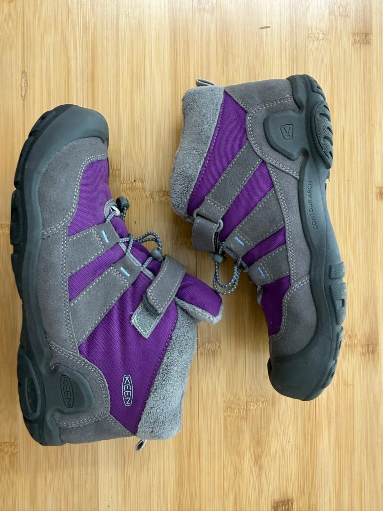 Keen Winter Boots – Youth 7 | Purple Grey -20C Rated - Nest and Sprout-Consignment