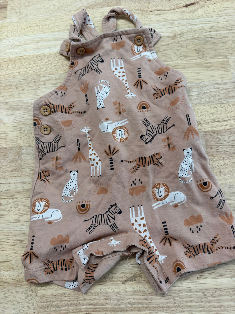 Pekkle Safari Short Overalls – 18M | Brown | Play