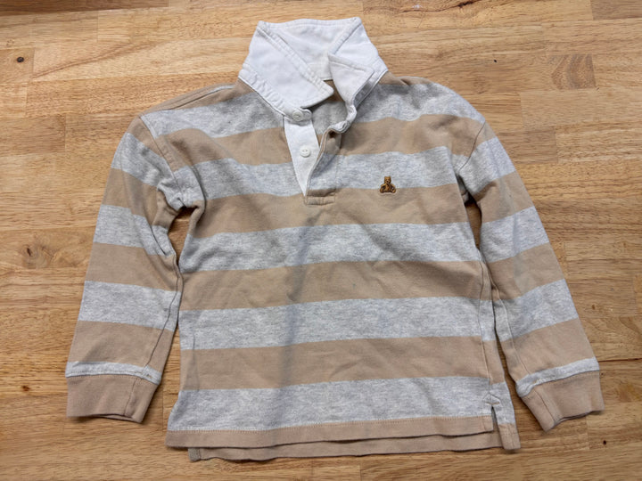 Gap Shirt – 5Y Beige & Grey Collared