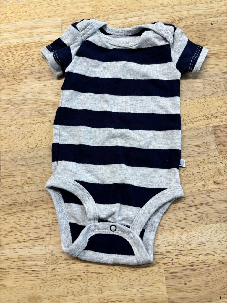 Petit Lem Striped Bodysuit – Newborn
