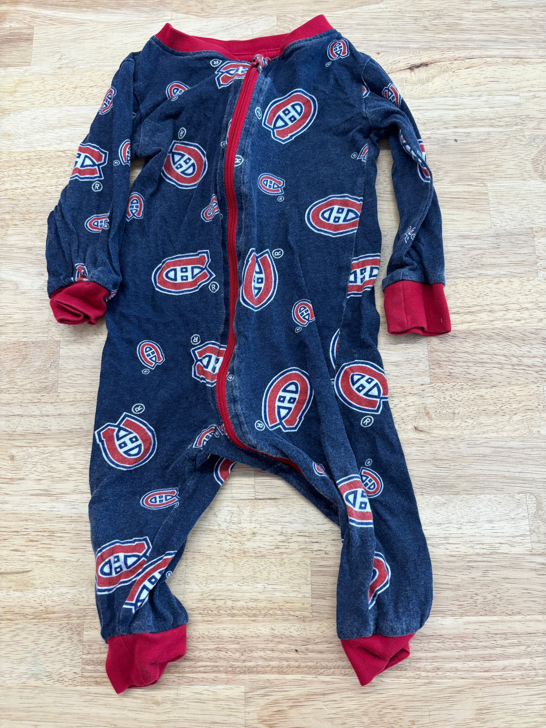 NHL Calgary Flames Footless Sleeper | Size 12M